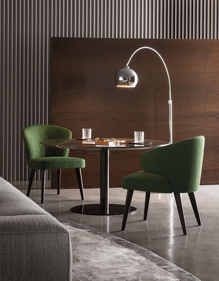 Полукресло Aston, дизайн Minotti