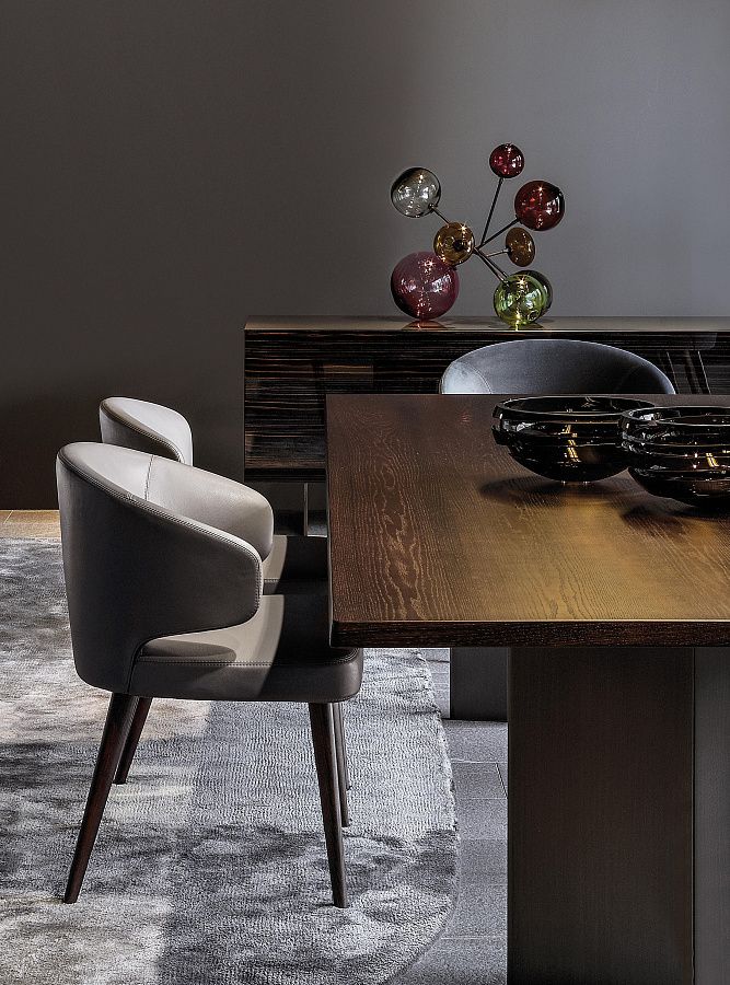 Полукресло Aston, дизайн Minotti