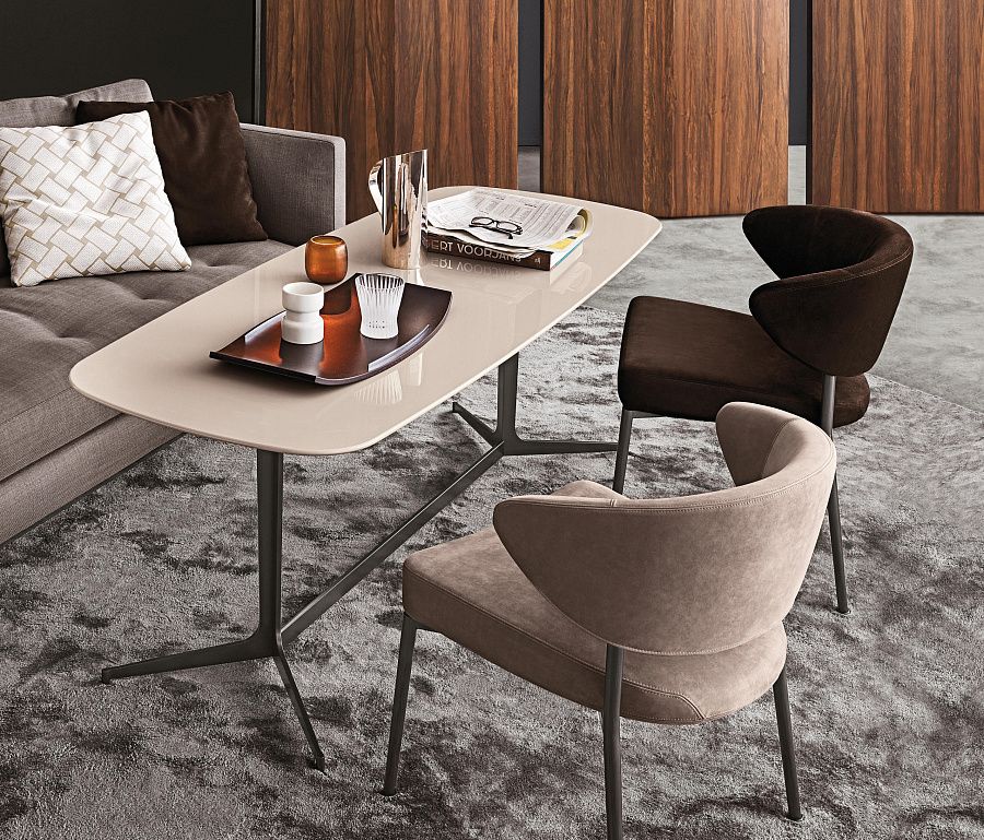 Полукресло Mills, дизайн Minotti