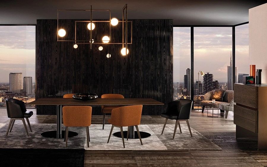 Полукресло Reeves, дизайн Minotti