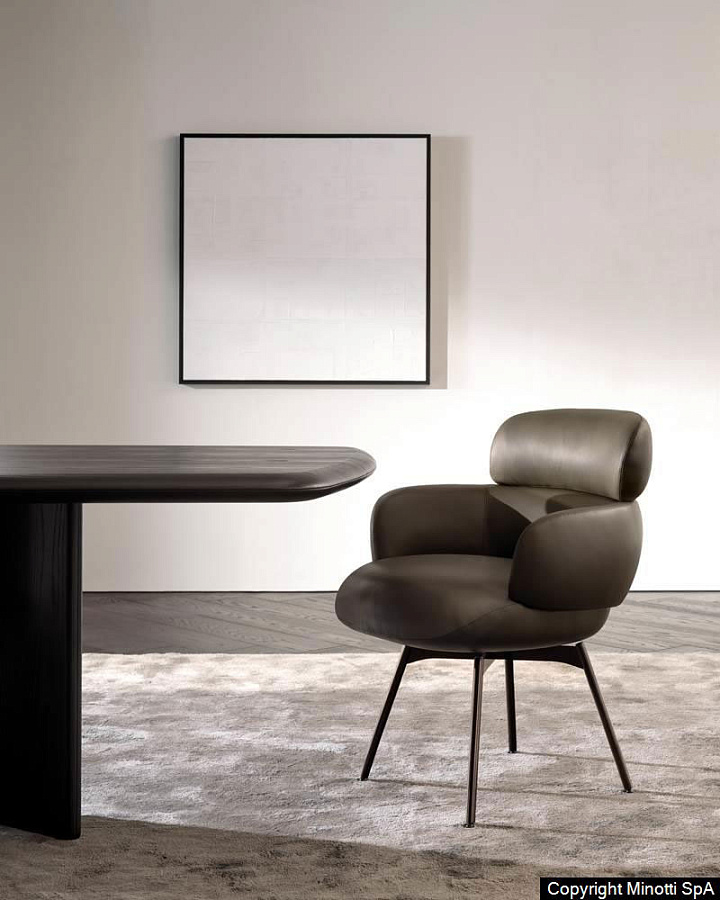 Полукресло Vivienne Dining, дизайн Minotti