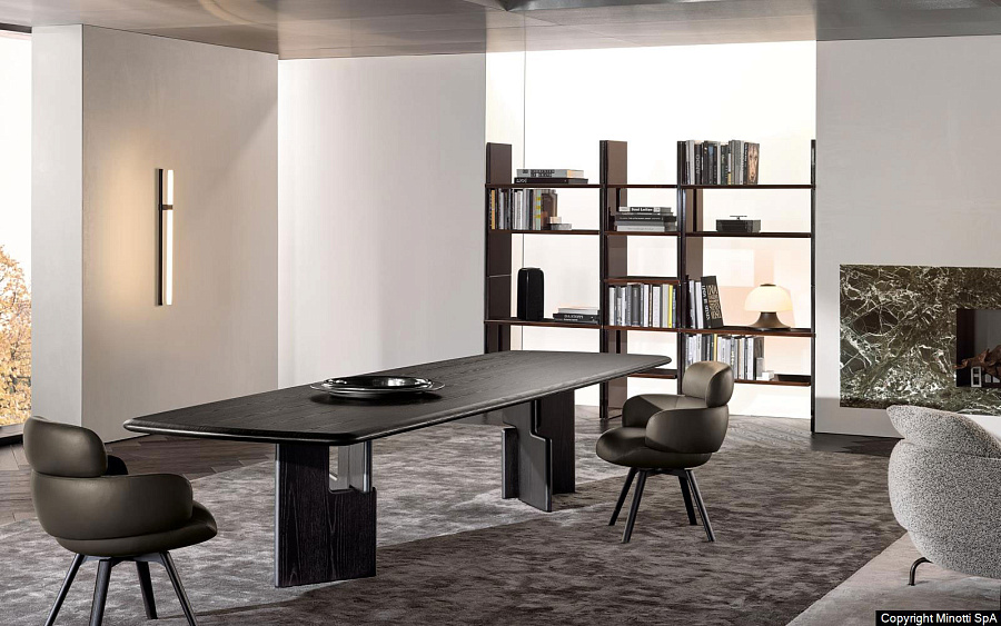 Полукресло Vivienne Dining, дизайн Minotti