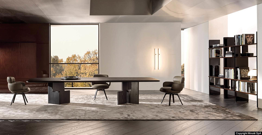 Полукресло Vivienne Dining, дизайн Minotti