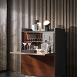 Барный шкаф Darren, дизайн Minotti