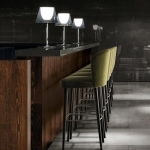 Барный стул Aston, дизайн Minotti