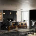 Барный стул BOURBON II от BRABBU, дизайн Boca do Lobo