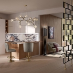 Барный стул DALYAN II от BRABBU, дизайн Boca do Lobo