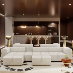 Барный стул Kelly Demilune от ESSENTIAL HOME, дизайн Boca do Lobo