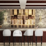 Барный стул MALAY от BRABBU, дизайн Boca do Lobo