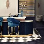 Барный стул Mimi от KOKET, дизайн Boca do Lobo