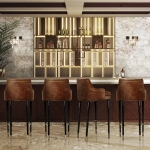 Барный стул PLUM от BRABBU, дизайн Boca do Lobo