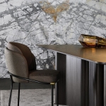 Полукресло Fil Noir, дизайн Minotti