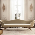 Диван Colette Floral Metal от KOKET, дизайн Boca do Lobo