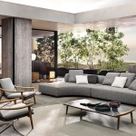 Диван Florida, дизайн Minotti