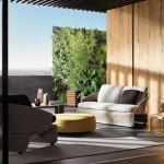 Диван Halley Outdoor, дизайн Minotti