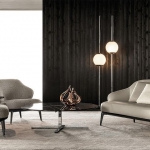 Диван Leslie, дизайн Minotti