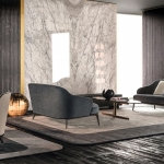 Диван Leslie, дизайн Minotti