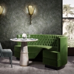 Диван полукруглый BOURBON от BRABBU, дизайн Boca do Lobo