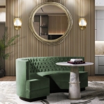 Диван полукруглый BOURBON от BRABBU, дизайн Boca do Lobo