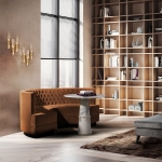 Диван полукруглый BOURBON от BRABBU, дизайн Boca do Lobo