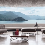 Диван Rivera, дизайн Minotti