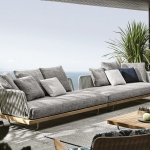 Диван Sunray, дизайн Minotti