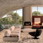 Диван Supermoon, дизайн Minotti