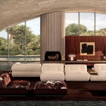 Диван Supermoon, дизайн Minotti