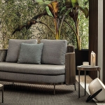 Диван Tape Cord Outdoor, дизайн Minotti