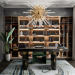 Книжный шкаф CARRERA от COVET HOUSE, дизайн Boca do Lobo