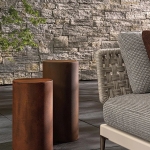 Кофейный столик Pilotis Outdoor, дизайн Minotti