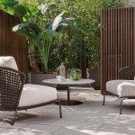 Кресло Aston Cord Outdoor, дизайн Minotti