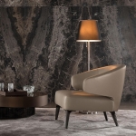 Кресло Aston, дизайн Minotti