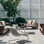 Кресло Cortina Outdoor, дизайн Minotti