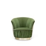 Кресло Countess Metal Base от KOKET, дизайн Boca do Lobo