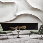 Кресло Delaunay Quilt, дизайн Minotti
