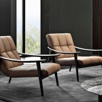 Кресло Fynn, дизайн Minotti