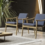 Кресло Fynn Outdoor, дизайн Minotti