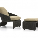 Кресло Halley Outdoor, дизайн Minotti
