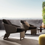 Кресло Halley Outdoor, дизайн Minotti