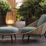 Кресло Lido Cord Outdoor, дизайн Minotti