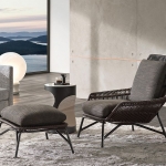 Кресло Prince Cord Indoor, дизайн Minotti