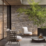 Кресло Torii Nest Outdoor, дизайн Minotti