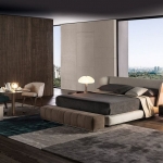 Кровать Reeves, дизайн Minotti