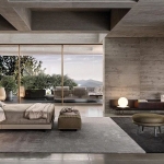 Кровать Roger, дизайн Minotti