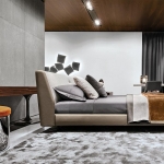 Кровать Spencer, дизайн Minotti