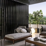 Кушетка Indiana, дизайн Minotti