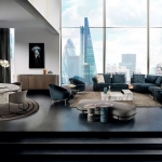 Модульный диван Riverside, дизайн фабрики Longhi