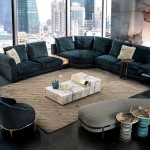 Модульный диван Riverside, дизайн фабрики Longhi