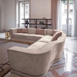 Модульный диван Welles, дизайн фабрики Longhi